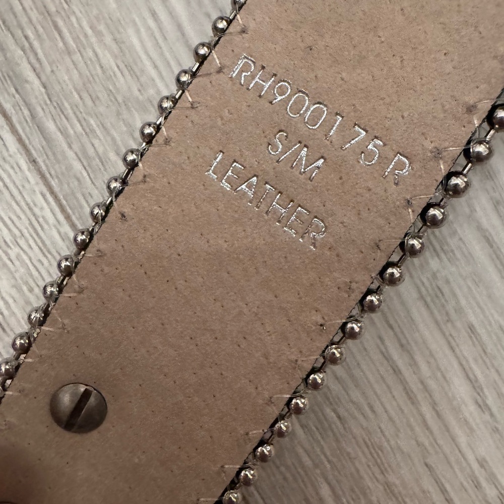 Black Rhinestone Studded Belt - Picture 6 of 6